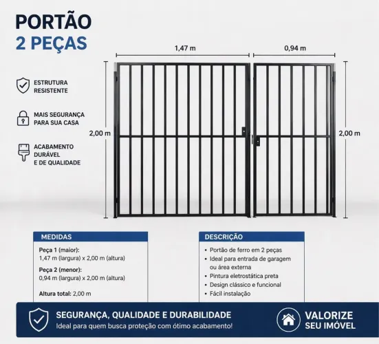 Portão pra retirar Caçapava
