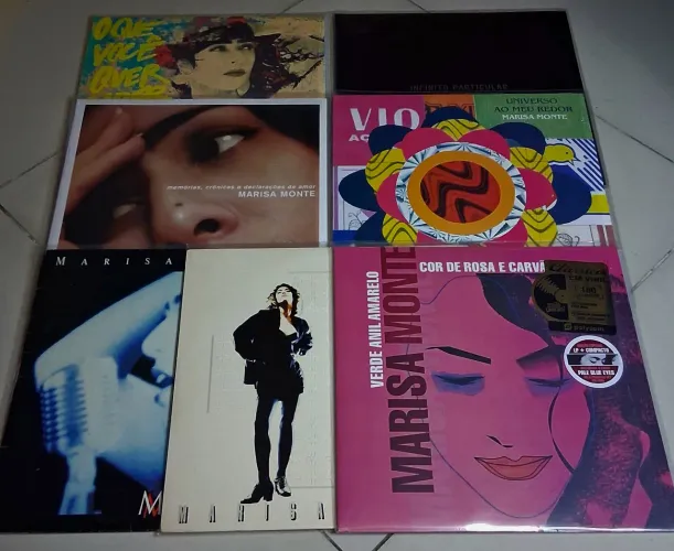 LP Vinil Marisa Monte 8 Discos ( Não vendo separado )