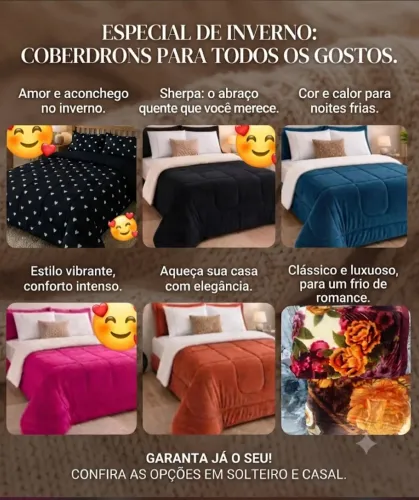 Vende-se coberdrom casal e solteiro com várias estampas