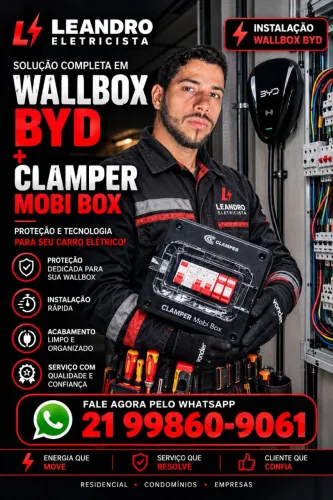 Carregador Wallbox BYD Faço Instalação