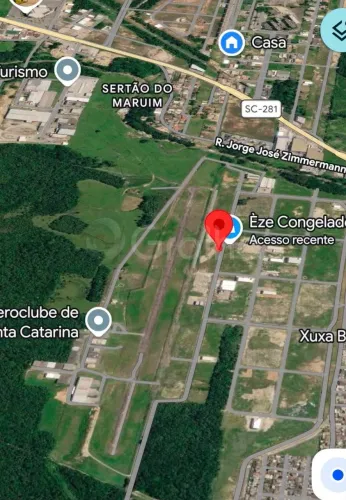 Terreno no Tecnopark II fundos do aeroclub, possibilidade de Hangar.