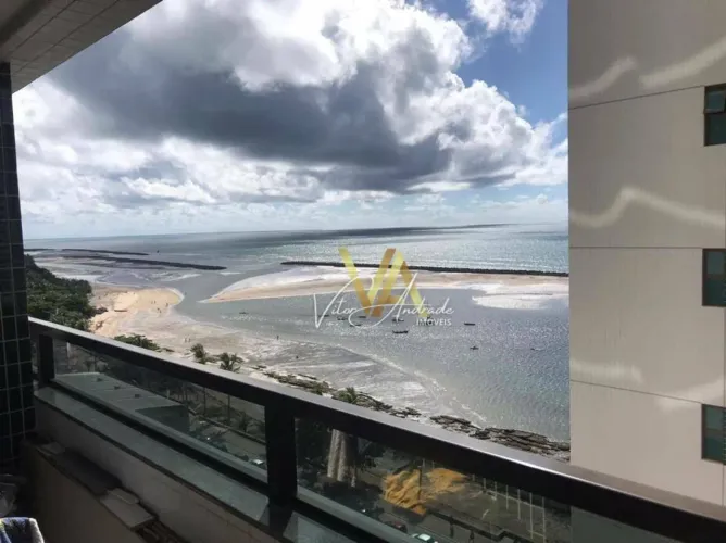Apartamento no JAM mobiliado em Olinda com 1 quarto à venda, vista para o mar, excelente l