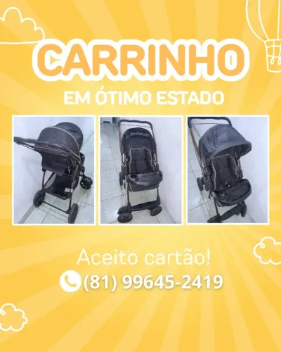 Carrinho de bebê + bebê conforto