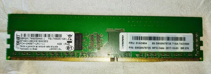 Memória ddr4 4 gigas 