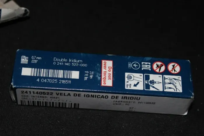 Jogo 4 Velas Bosch Double Iridium Original Mercedes B200 Sport Cód. 0241140522
