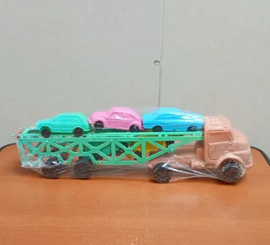 Brinquedo Caminhão Cegonha Vintage Plástico Bolha DV00163*