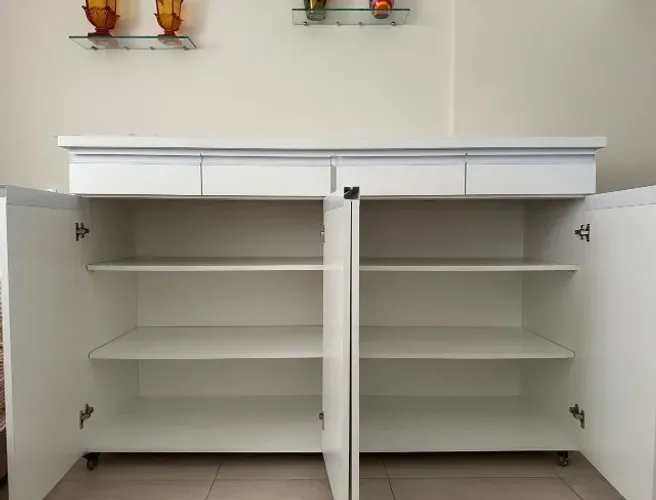 Armário branco MDF multiuso