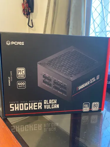 Fonte PCYES 600w Shocker Modular 