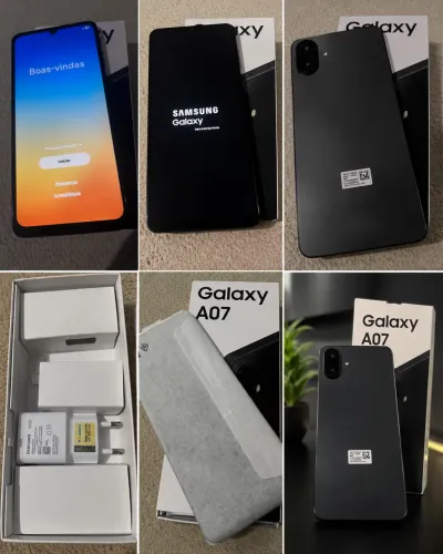 Vendo celular smartphone Samsung galaxy A07 256gb com nota fiscal lacrado na caixa