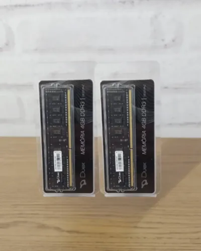 Kit 2× Memória RAM 4GB DDR3 1600MHz (8GB Total) - Novo