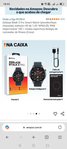 Smartchwatch Zeblaze Btalk PRO