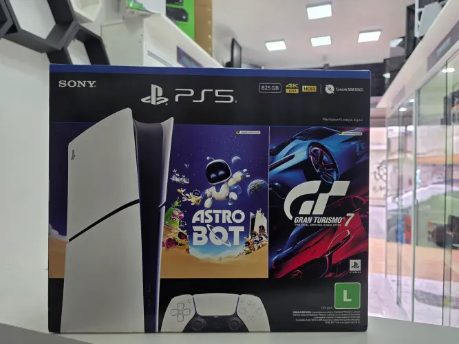 PS5 Slim LACRADO! 1 Controle/ 2 Jogos ac trca