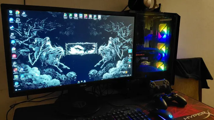 PC Gamer COMPLETO Ryzen 5 + GTX 1660 Ti + Monitor ASUS 144Hz