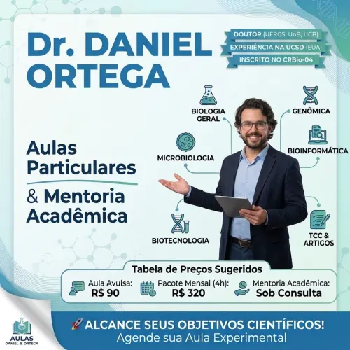 Aulas Particulares & Tutoria Acadêmica em Biologia, Microbiologia e Biotecnologia
