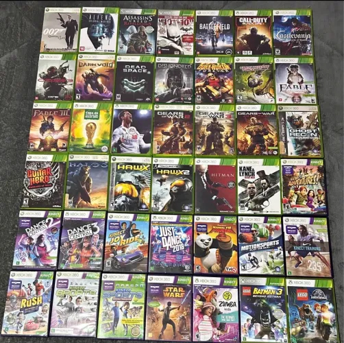 Jogos de xbox 360 originais/mídia fisica a partir de 45,00