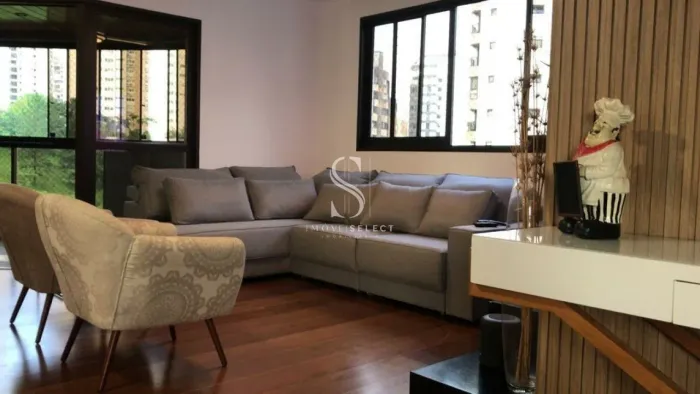 Jardin de Chaumont no Morumbi, Apartamento de 150m² com 3 dormitórios, 2 suítes, 3 vagas.