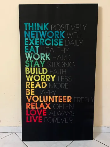Quadro Moderno para Sala ou Escritório - 1,10m x 0,60m