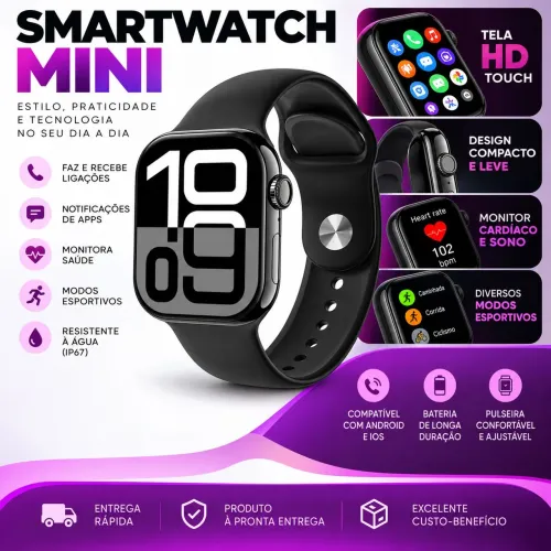 Relógio Smartwatch HW X MAX+ HOWEAR - Tela Grande