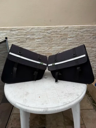 Par de Alforges Laterais Estilo Harley Davidson Custom