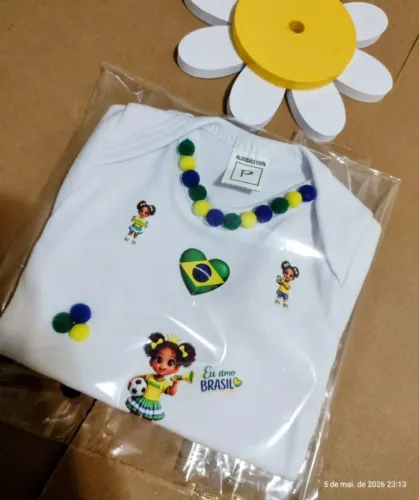 Body infantil Copa do Mundo