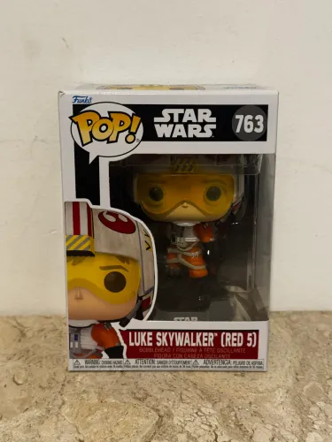 Boneco: Funko Pop Star Wars Luke Skywalker 763 ( Red 5 )  - Original Lacrado