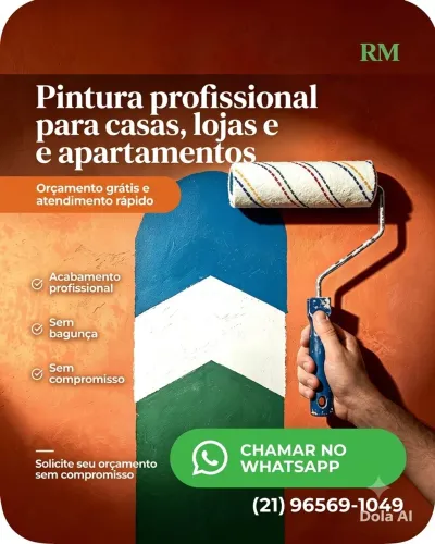 Pintura de casas e lojas 