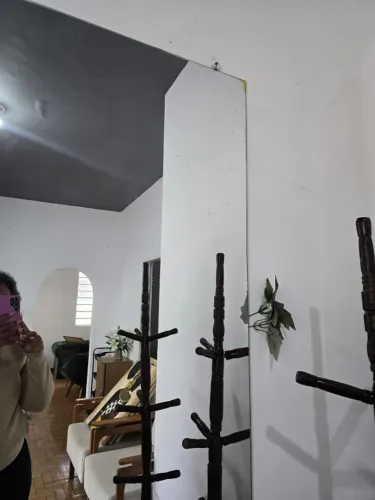 Espelho retangular grande para salão