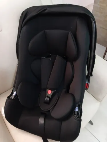 Bebê Conforto Maxi Baby Comfort Black para Recém Nascido até 13kg com Capota