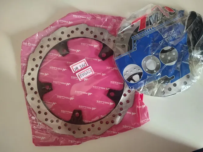 pacote Disco Freio Dianteiro e Traseiro ?<br>Disco De Freio Dianteiro - Haojue Dr 160