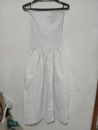 Vendo vestido branco longo 