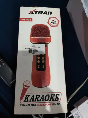 Microfone Xtrad karaoke 