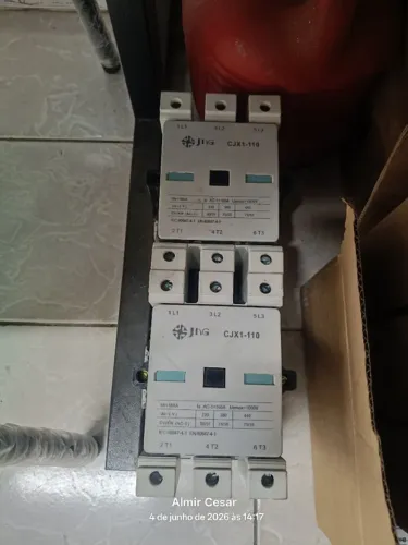 Lote Material Eletrico - Contatores e Rele Termico