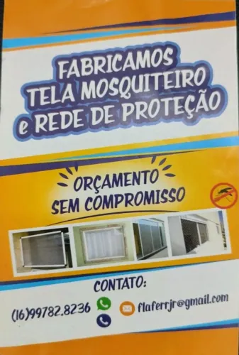 Tela mosquiteira e Redes de Proteçao