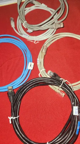 Cabos de Rede Ethernet (RJ45) - Diversos tamanhos