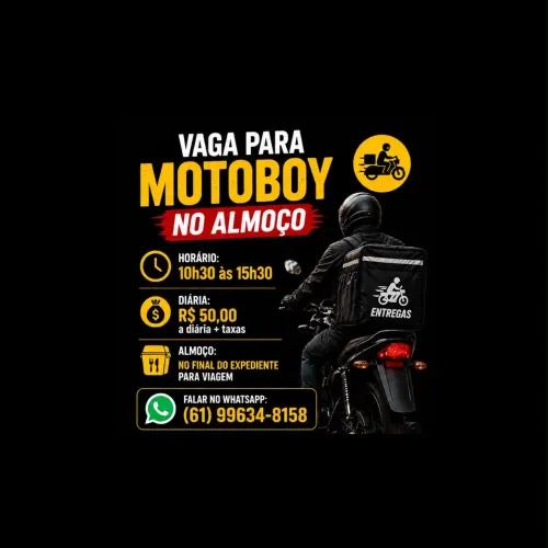 VAGA PARA MOTOBOY