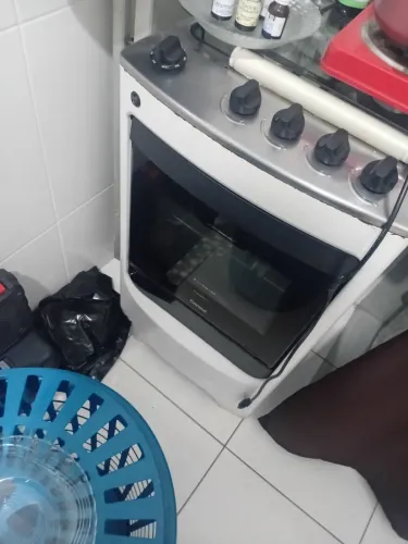 Fogão consul vidro temporada quase nada usado zero bala