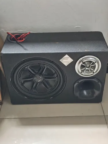 Trio subwoofer corneta twitter com módulo