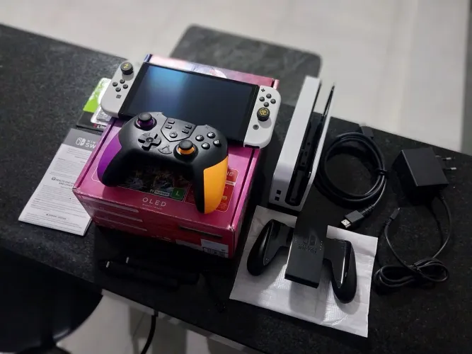 Nintendo Switch Oled Desbloqueado 128gb 