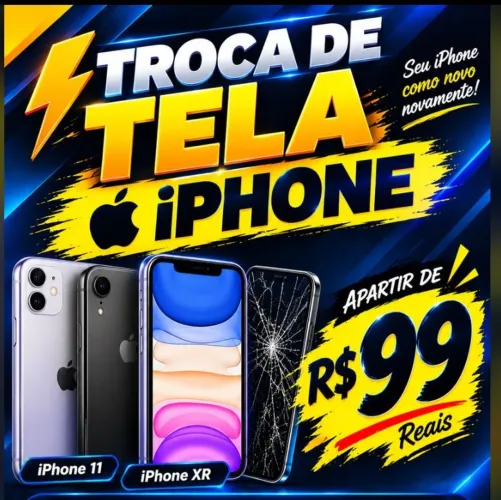 Sua tela quebrou? Deixe seu iPhone novo de novo!