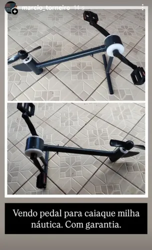Pedal para caiaque milha náutica 