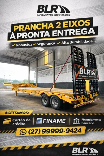 Carreta Prancha carrega tudo 2, 3, 4, 5 ,6 eixos e Caçamba Basculante