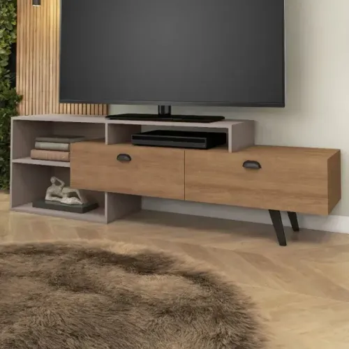 Rack de televisão 1,80m - Estante de TV- Rack Grande- Sala de Estar