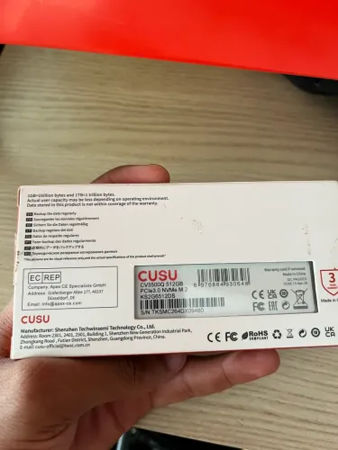 SSD NVME m.2 512gb