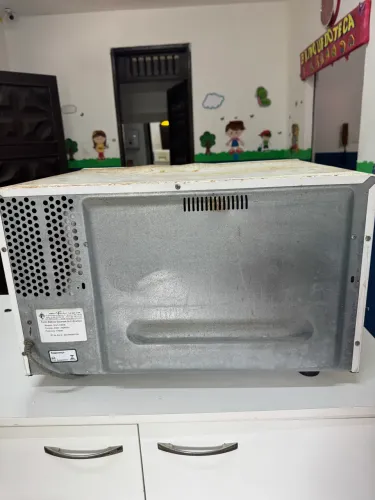 Forno grill funcionando