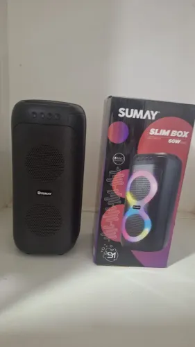 Cx Som Sumay 60w - Nova. Sem uso