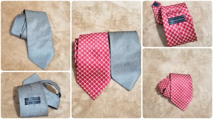 Gravata Ermenegildo Zegna Made in Italy 100% Seda Original Linda Estado de Nova Desapego