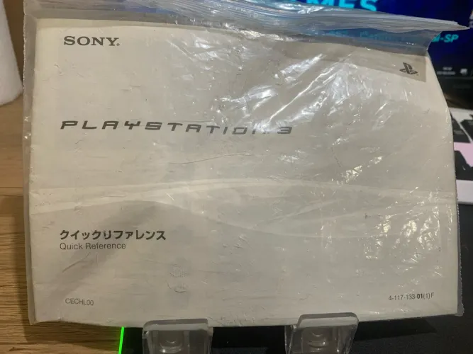 Manual PlayStation 3 - Original Japonês 