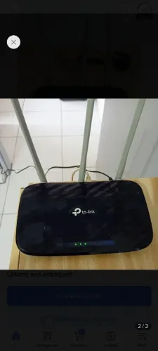 Roteador wi-fi tplink C20 wi-fi 5ghz 3 antenas 750 Mbps