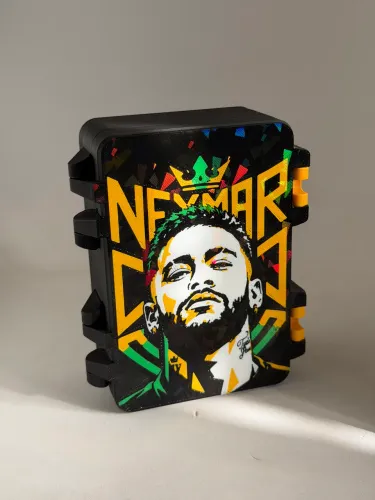 Caixa de figurinha Neymar
