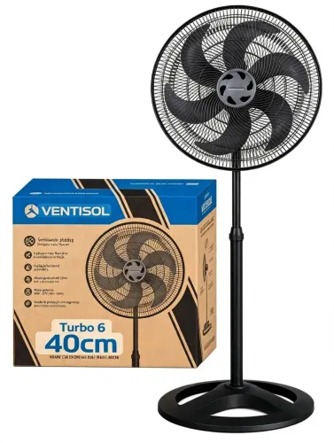 Ventilador de coluna 40 cm turbo, novo de fábrica 